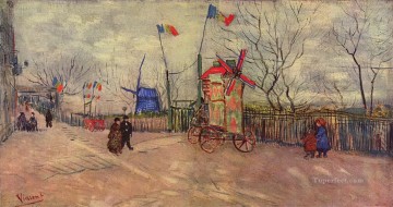  Montmartre Pintura - Los huertos de Montmartre Vincent van Gogh